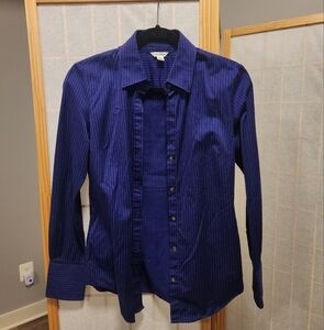 Calvin Klein Purple Strip Shirt